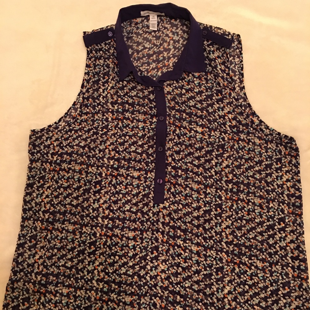 Sleeveless Ambiance Apparel Blouse